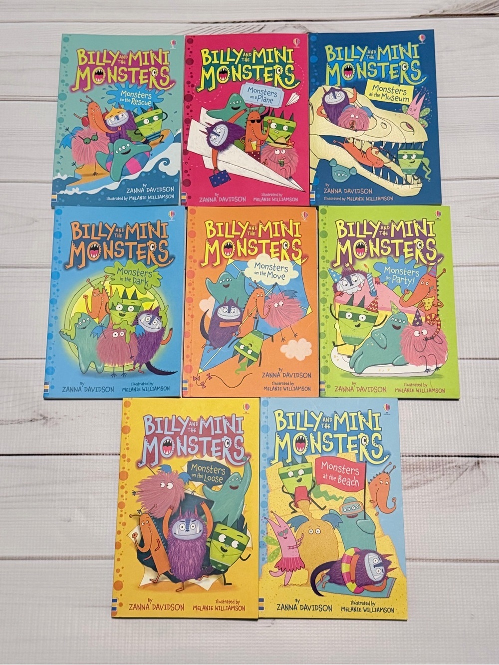 Billy and the Mini Monsters Kids Book Set - Colorful Collection